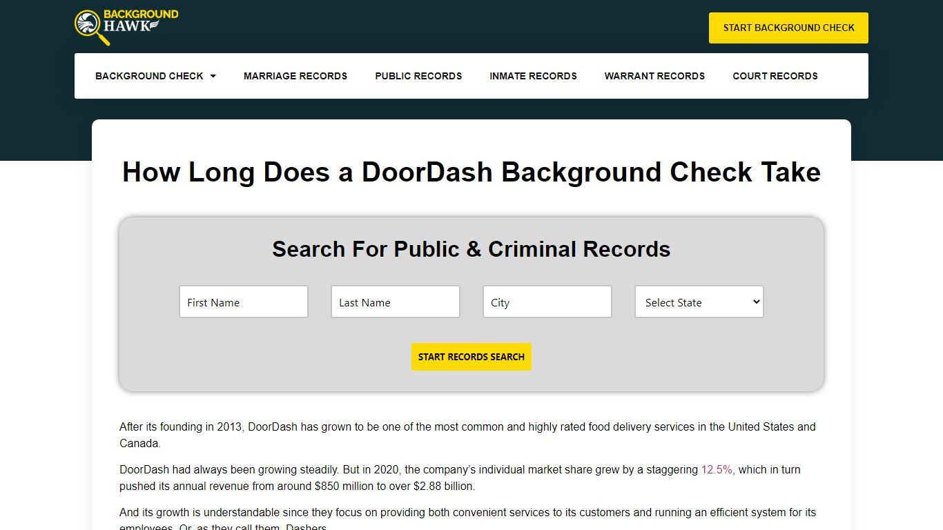 How Long Does a DoorDash Background Check Take