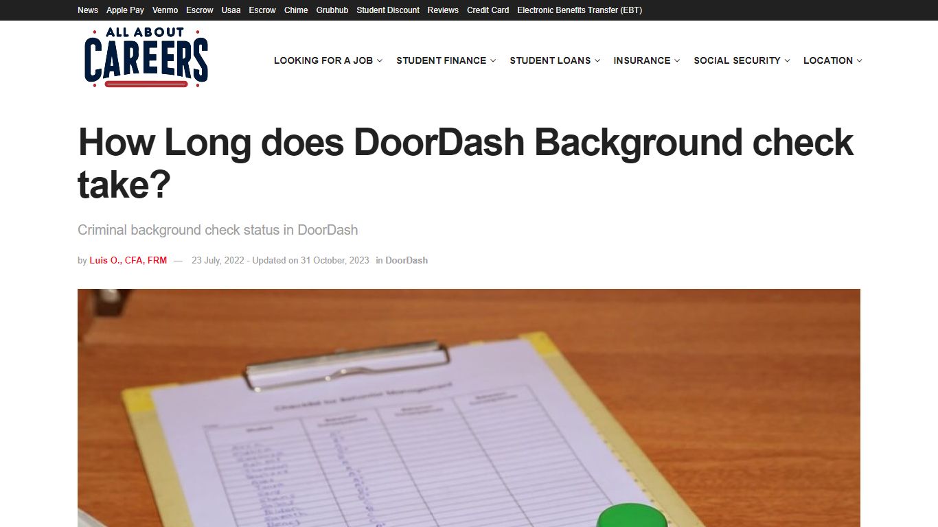 How Long does DoorDash Background check take? - All About Careers